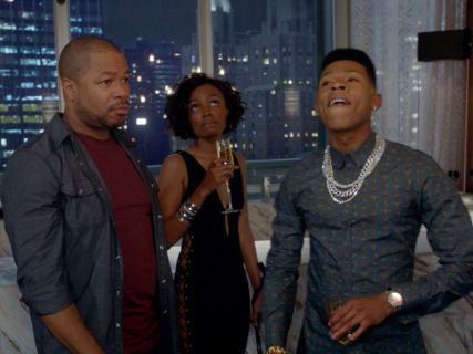 Hakeem Lyon's Crown-Print Cotton Sportshirt on Empire