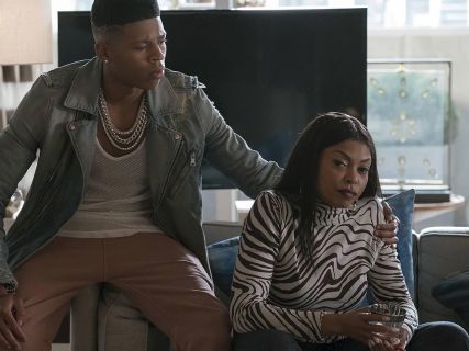 Hakeem Lyon's destroyed denim biker jacket on Empire