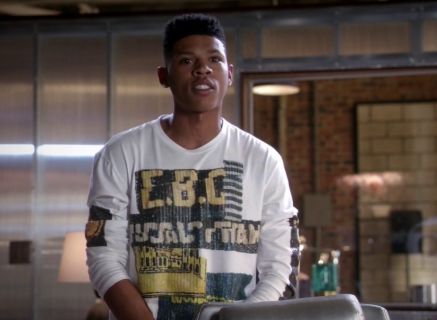 Hakeem Lyon's Sequin Graphic Print Tee on Empire