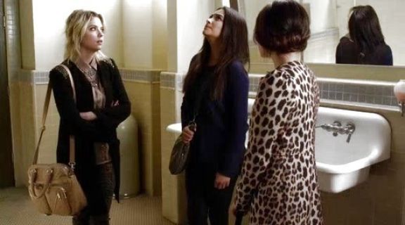 Hanna Marin's Blazer With Studded Shoulder on Pretty Little Liars