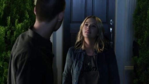 Hanna Marin's J'aime Stripe Muscle Tee on Pretty Little Liars