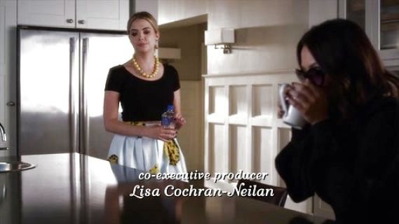 Hanna Marin's Pineapple Print Midi Skirt on Pretty Little Liars