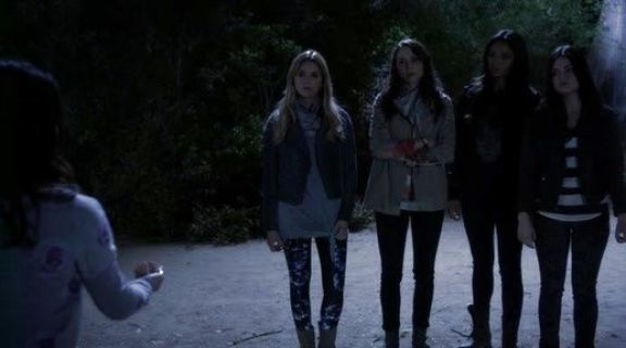Hanna Marin's Punched Moto Jacket on Pretty Little Liars