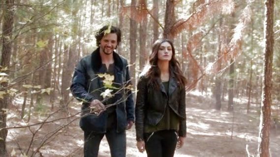 Hayley Marshall's Vegan Leather Hooded Motorcycle Jacket on The Originals