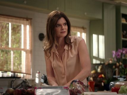 Heather Hughes' Tie Neck Blouse on Life In Pieces