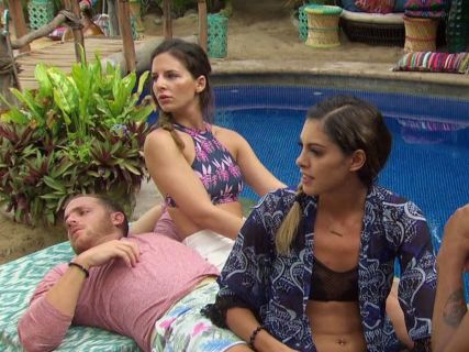 Izzy Goodkind's Floral High Neck Bikini Top on Bachelor in Paradise