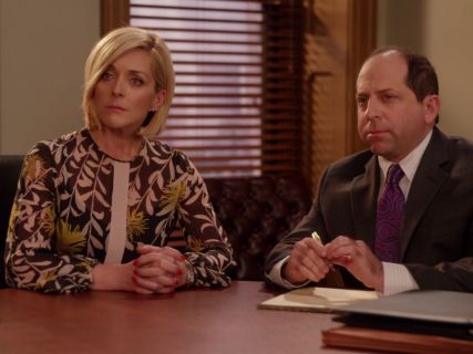 Jacqueline Voorhees' Floral Blouse on Unbreakable Kimmy Schmidt