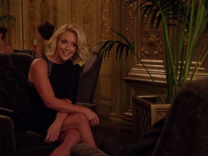 Jacqueline Vorhees' One Shoulder Embellished Dress on Unbreakable Kimmy Schmidt