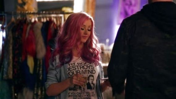 Jade St. John's "Why Rock Destroys Your Mind " T-shirt on Nashville