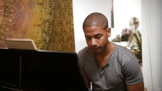 Jamal Lyon's Short Sleeve Eyelet Tee on Empire