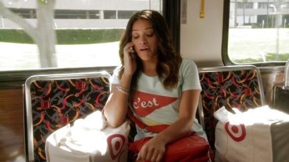 Jane Villanueva's Bonjour Tee on Jane the Virgin