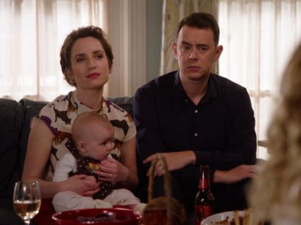 Jen Short's Animal Print Top on Life In Pieces