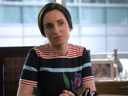 Jen Short's Striped Floral Top on Life In Pieces