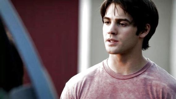 Jeremy Gilbert's Men's Eco-Heather Crew on The Vampire Diaries