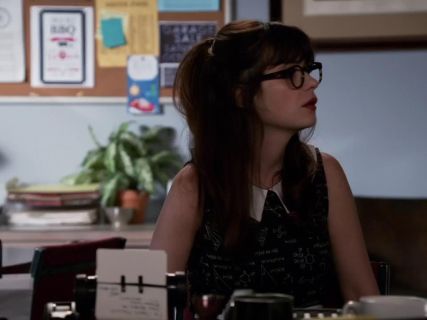Jess Day's All Eyes on Science Dress on New Girl