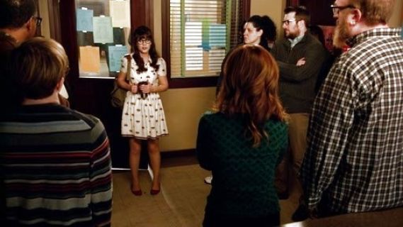 Jess Day's April Showers Dress on New Girl