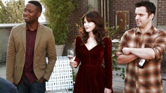 Jess Day's Candice Gwinn Victorian Mini Dress on New Girl