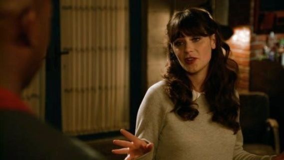 Jess Day's Cooperative Layered Collared Tunic Top on New Girl