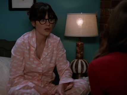Jess Day's Custom Cloud Print Pajamas on New Girl
