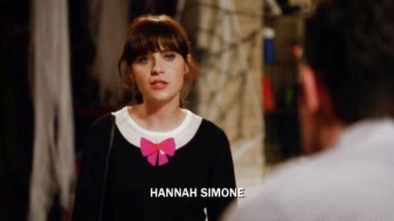 Jess Day's day disco aurelie sweater on New Girl