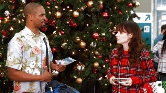 Jess Day's Shane Crew Schoolplaid Sweater on New Girl