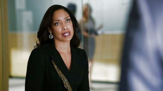 Jessica Pearson's Tailored embroidered fishtail jacket on Suits
