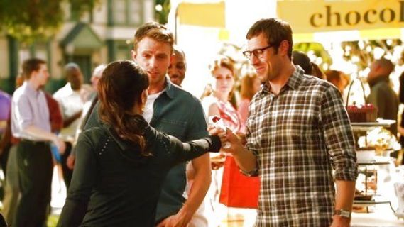 Joel Stevens's Plaid Button-Down Shirt on Hart of Dixie