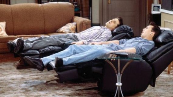 Joey and Chandler's Barcalounger Chairs - Friends