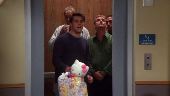 Joey Tribbiani's Hello Kitty Doll - Friends