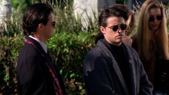 Joey's Retro Lennon Sunglasses - Friends