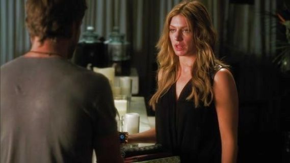 Joss Carver's Faux Leather Wrap Top on Mistresses