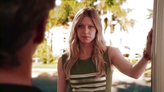 Joss Carver's Foil Striped Tank Top on Mistresses