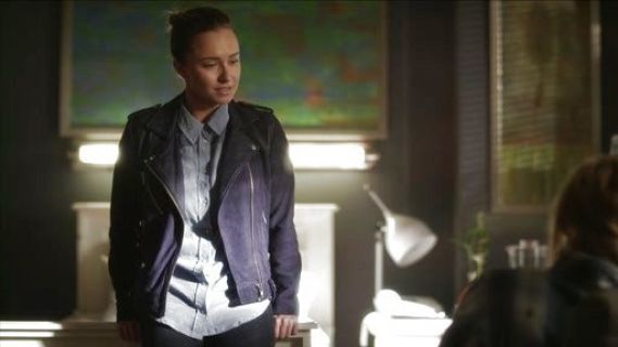 Juliette Barnes's Adila Leather Moto Jacket on Nashville