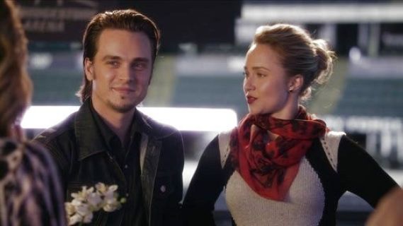 Juliette Barnes's 'Animalier Skull' Featherweight Silk Scarf on Nashville