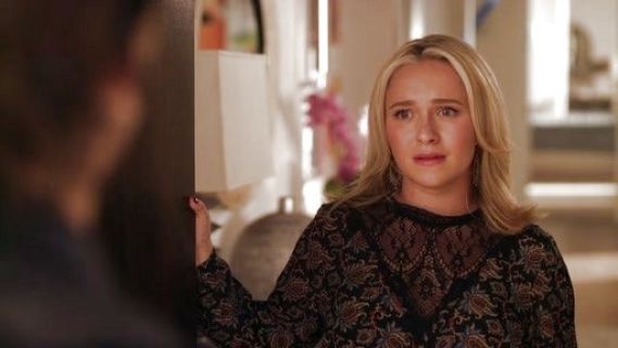 Juliette Barnes's Brocade-Print Lace Top on Nashville