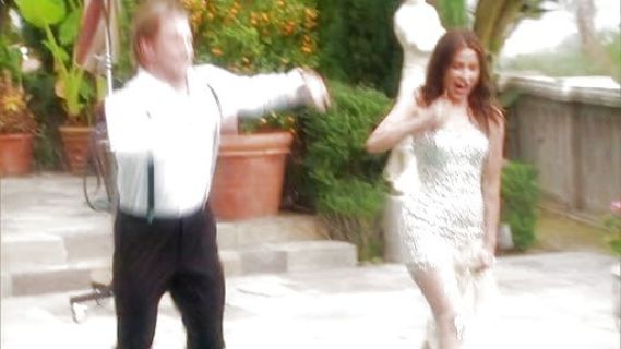 Kaitlyn's Crystal Beaded Strapless Gown on The Bachelorette 