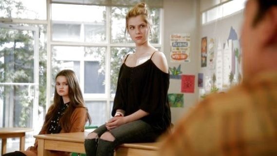 Kara Souders's Cold Shoulder Peasant Blouse on Red Band Society