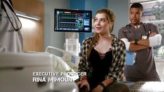 Kara Souders's Plaid Lace Up Top on Red Band Society
