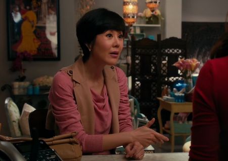Karen Kim's Elgar Cowl Neck Sweater on Mistresses