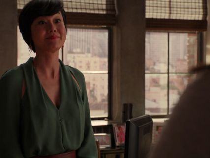 Karen Kim's Green Cutout Blouse on Mistresses