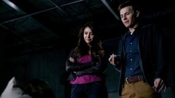 Katherine Pierce's Zipper Peplum Leather Jacket on The Vampire Diaries