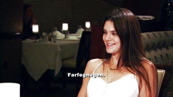 Kendall Jenner's Personalized Nameplate Necklace on Keeping Up With The Kardashians
