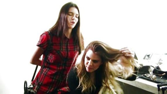 Kendall Jenner's Short Sleeve Zipper Flannel on Keeping Up With The Kardashians