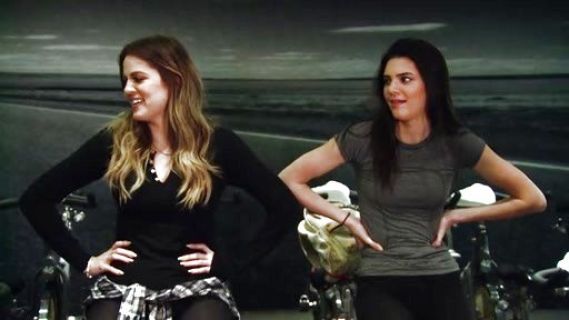 Kendall Jenner's swiftly tech short sleeve *stripe on Keeping Up With The Kardashians