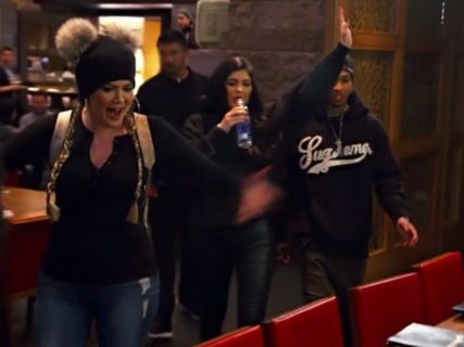 Khloe Kardashian's Black Henley on Keeping Up With The Kardashians