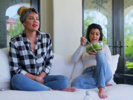 Khloe Kardashian's Checked Shirt on Keeping Up With The Kardashians