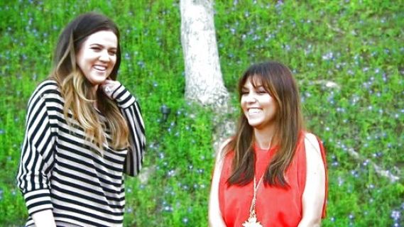 Khloe Kardashian's Striped top on Keeping Up With The Kardashians