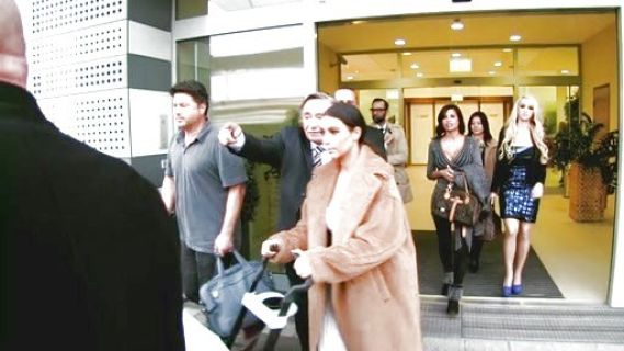 Kim Kardashian's Carrara Coat on Keeping Up With The Kardashians