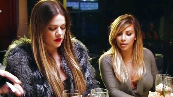 Kim Kardashian's Draped Plunging-Neck Midi Dress in Pewter on Keeping Up With The Kardashians