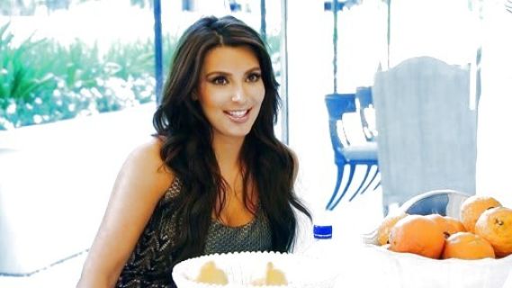 Kim Kardashian's Women's Metallic Jacquard Dress on Keeping Up With The Kardashians